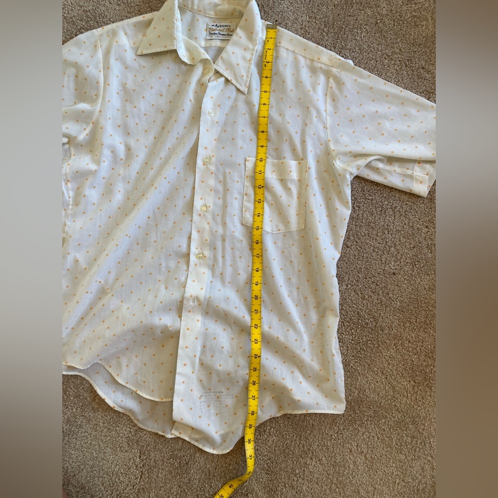 Vintage polka dot button down blouse - Picture 5 of 6